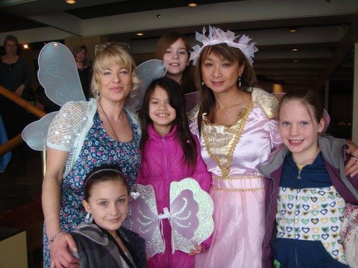 Teresa May in costume at a My Fairy Godmothers children's wish event in 2011.