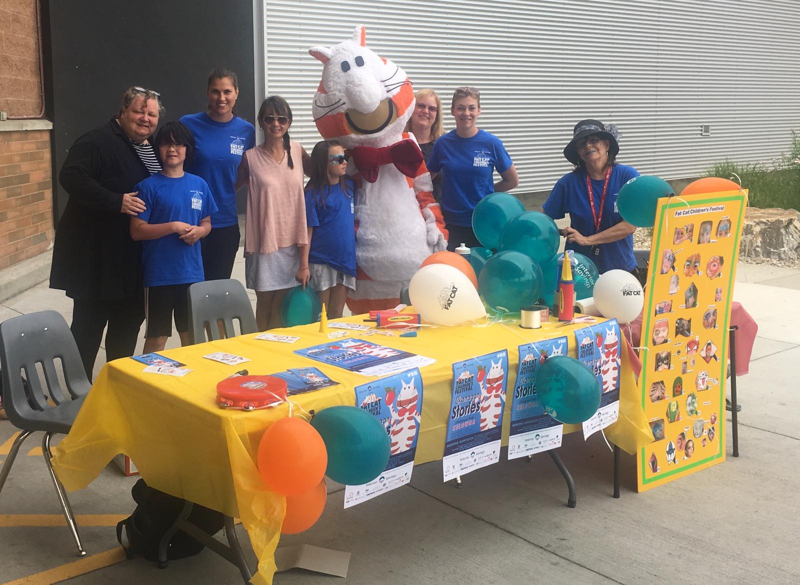 Teresa May at the Fat Cat Children's Festival, where she served as a board member and later chair.